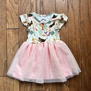 Emerson and friends bamboo baby dress size 12-18 months mermaid NWOT